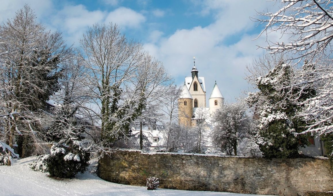 Winter an der Busdorfkirche | Hans-Joachim Loh